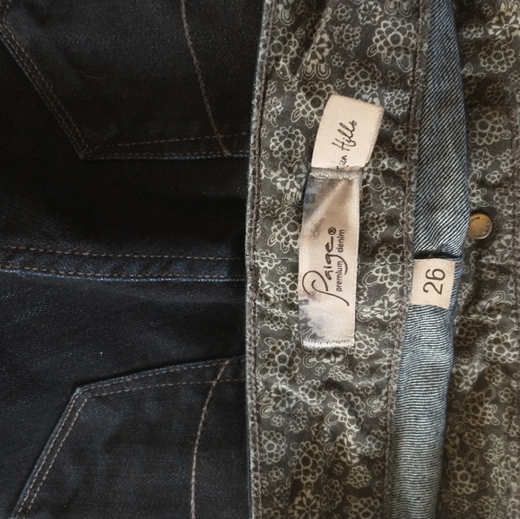 Paige Hidden Hills Straight Leg Stretch Jean - Picture 4 of 4